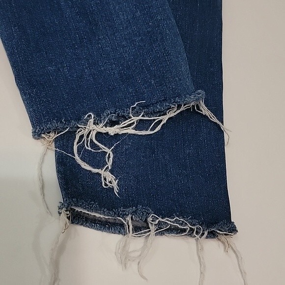 FRAME Le High Skinny Crop Gaby Distressed Jeans size 27 - Picture 6 of 9